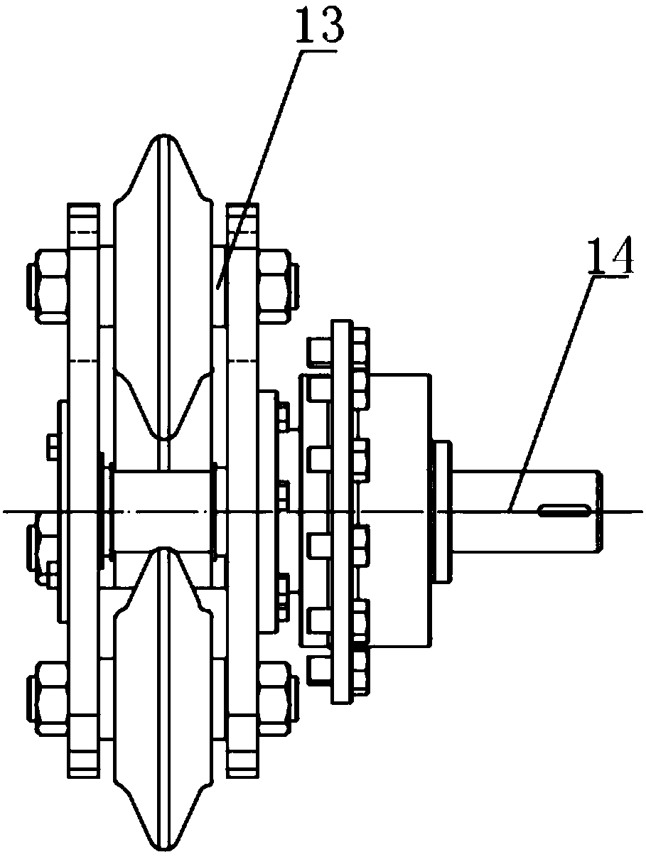 Pipe fitting internal thread incremental rolling-extruding forming device