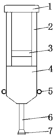 Crutch for household old-age service