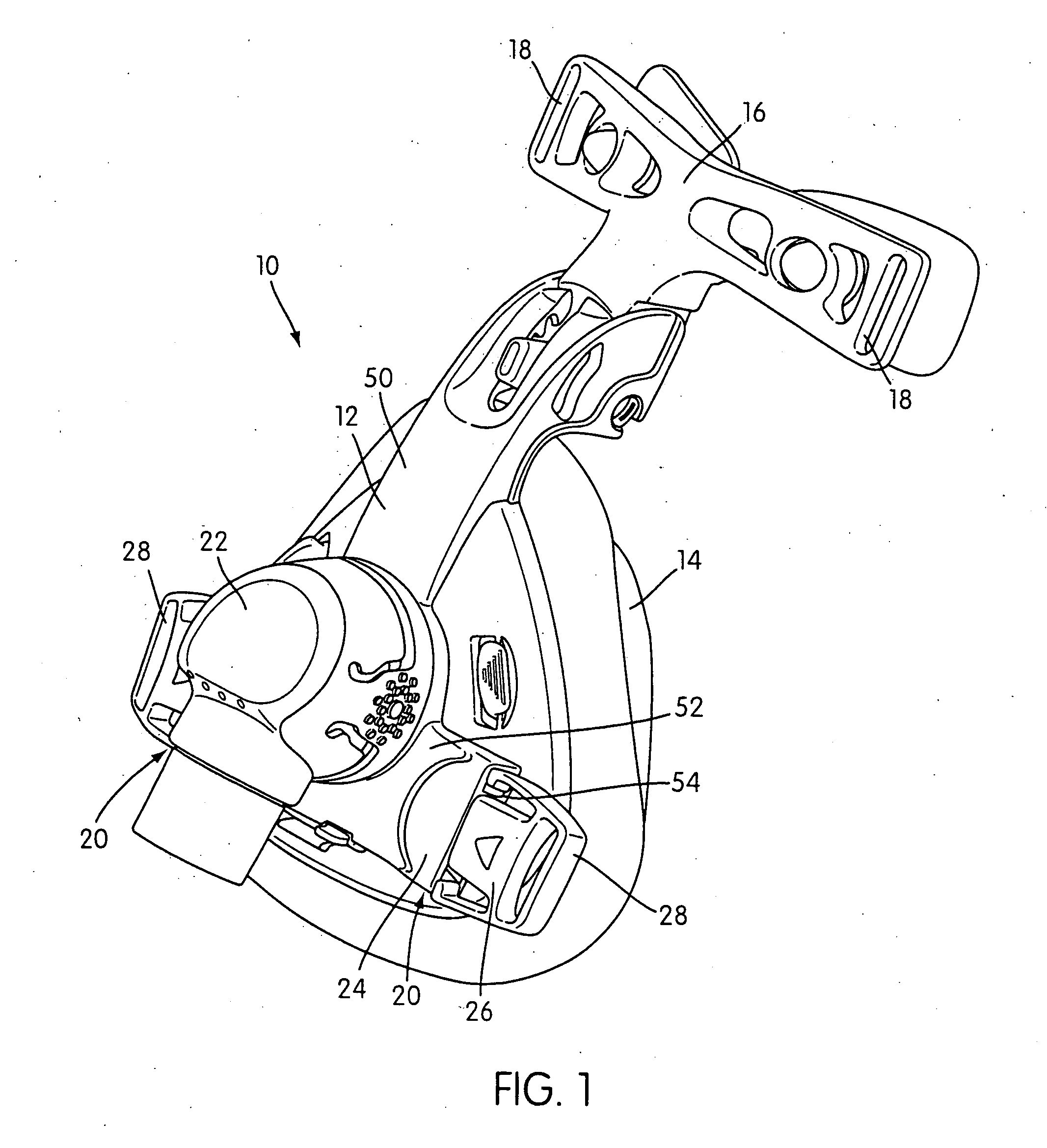 Headgear connection assembly for a respiratory mask