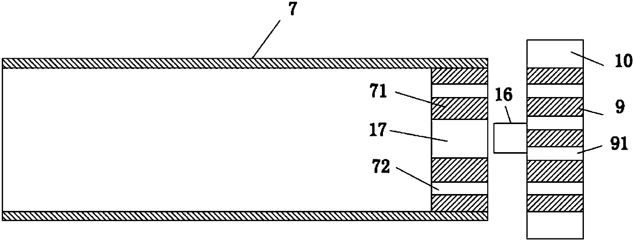 Induction type anti-pollution poultry feeding slot