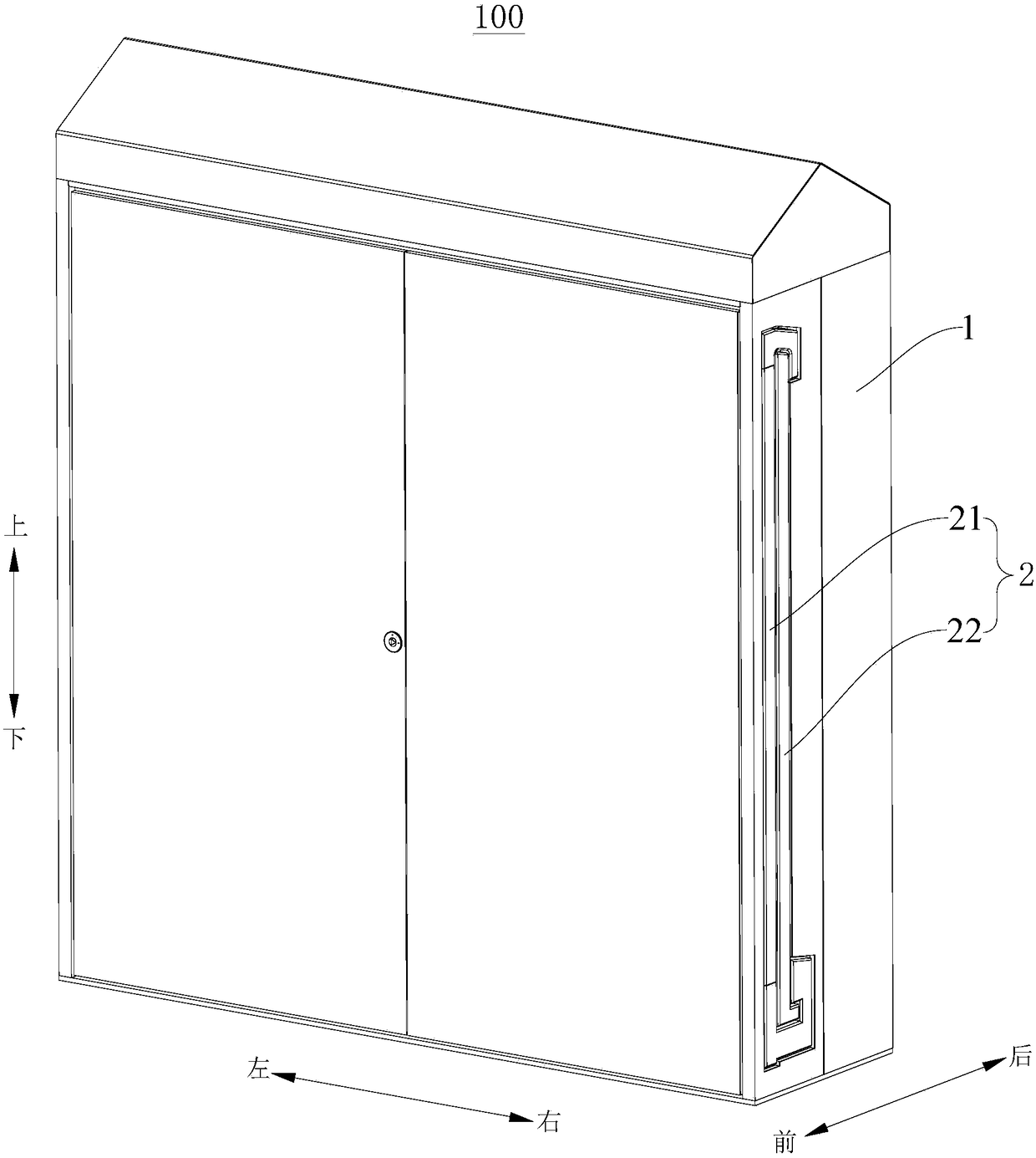 Sliding door of platform door and platform door equipped with sliding door