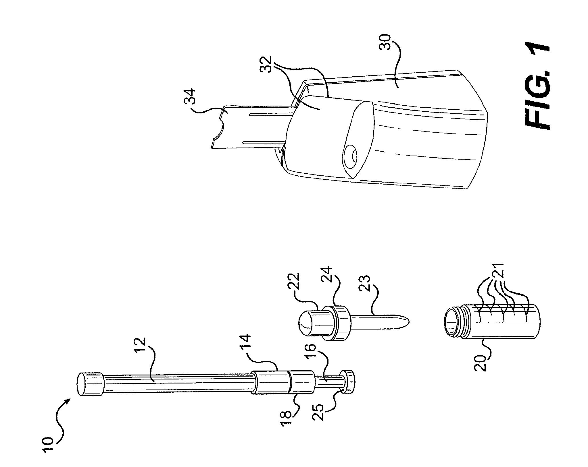 Apparatus for high-sensitivity body fluid testing device