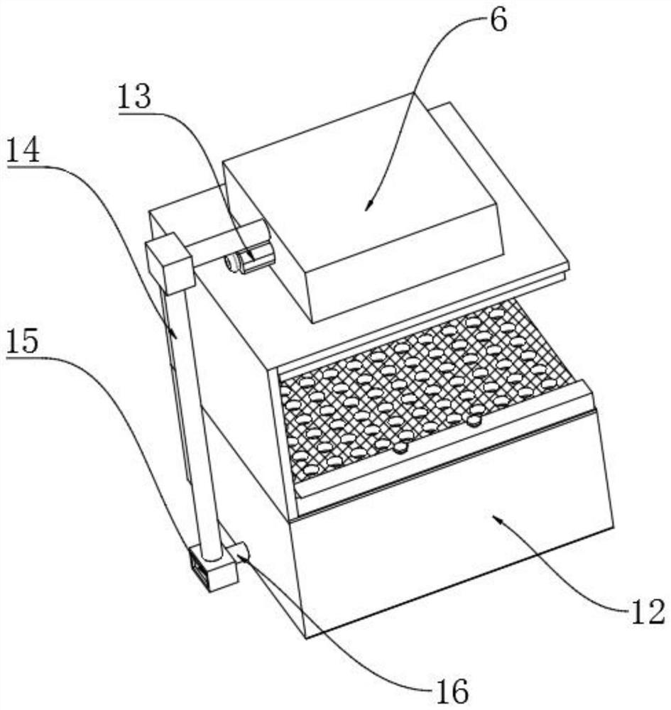 Wet type dust clearing device capable of automatically adding water for stone engraving machine