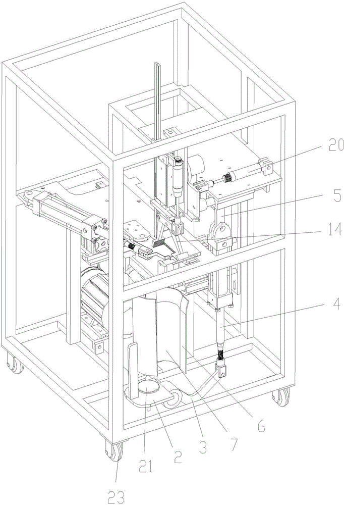 Automatic tying technology for edible fungus bags