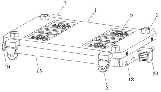 A support base structure for home appliances