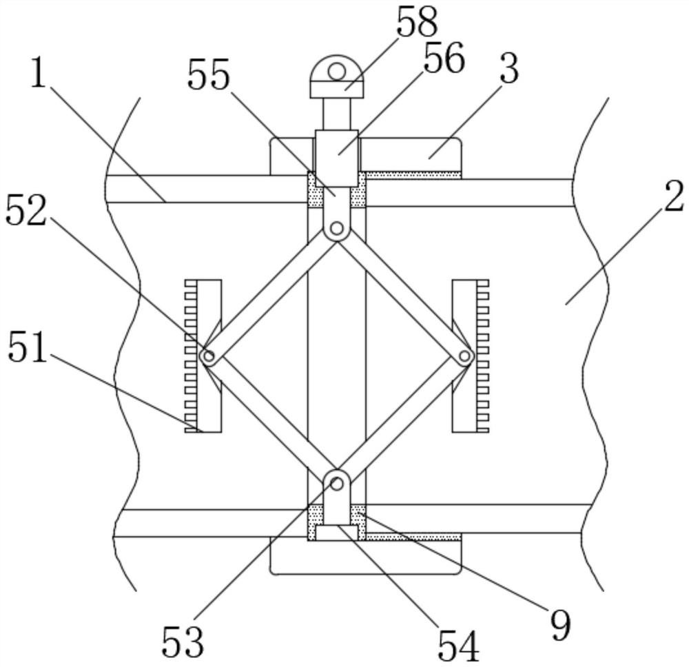 Steel-plastic composite pipe connecting mechanism