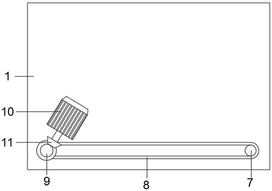 Transfer device for small medical equipment for psychiatry department and use method of transfer device