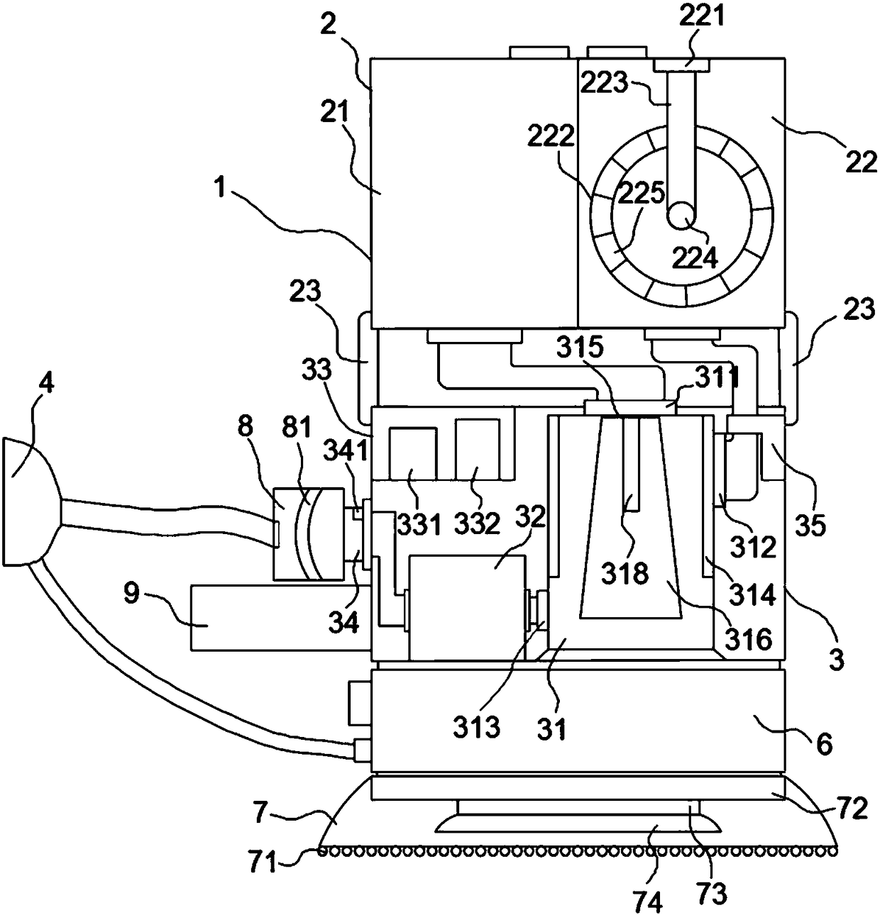 Intelligent medical child atomizer