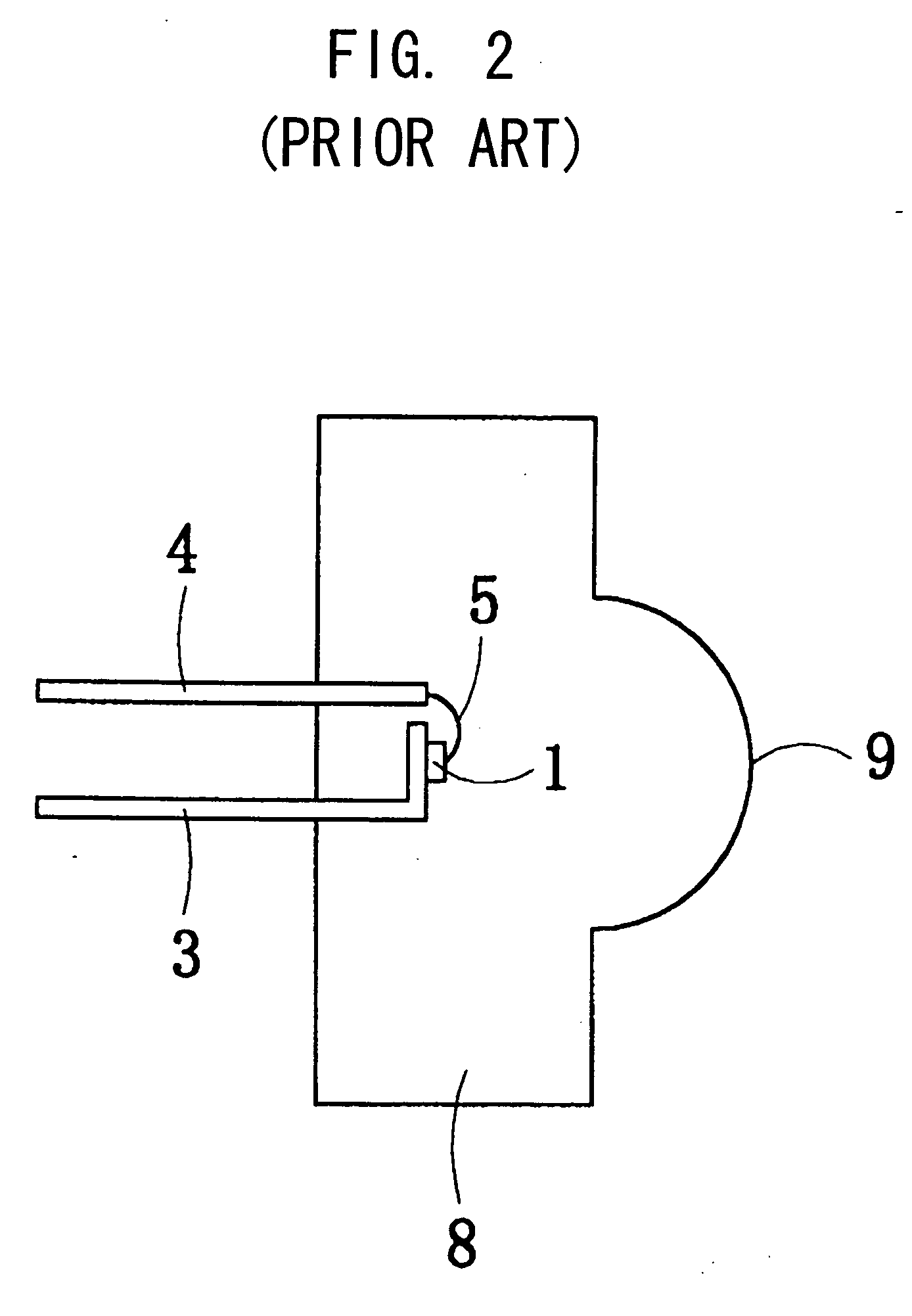 Transparent optical component for light emitting/receiving elements