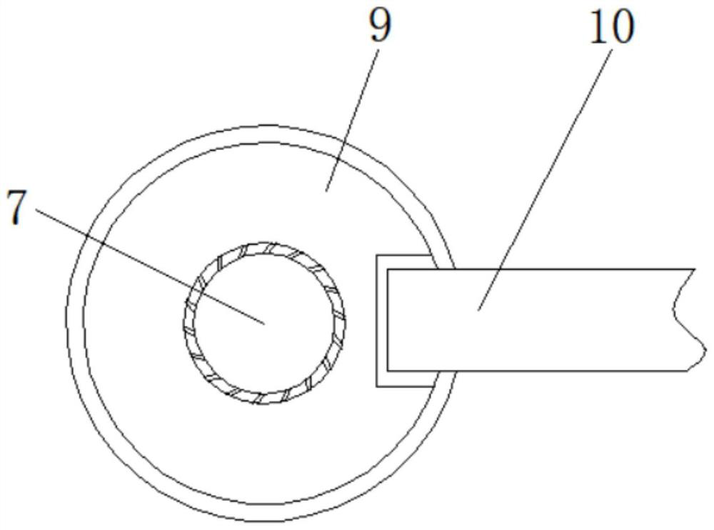 A plastic recovery device for processing plastic shells with a compression structure