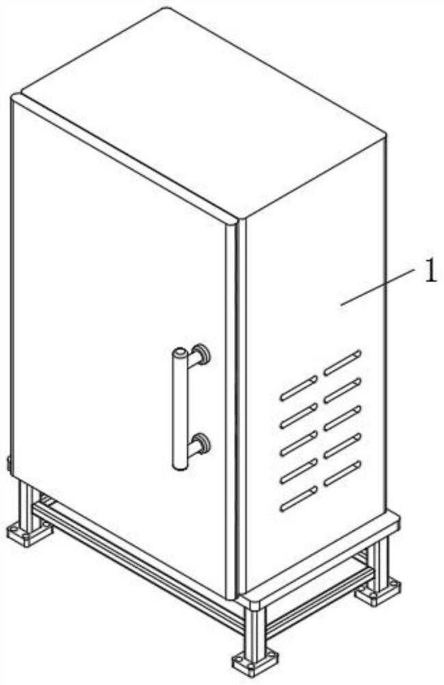 Cable distribution box with high-temperature-resistant structure and convenient for butt joint