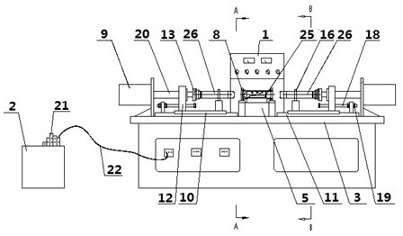 Pressing equipment and pressing method for inserting pipe type rear axle housing assembly