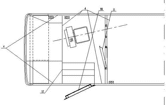 Vehicle-mounted X-ray photography omnidirectional radiation-protection system