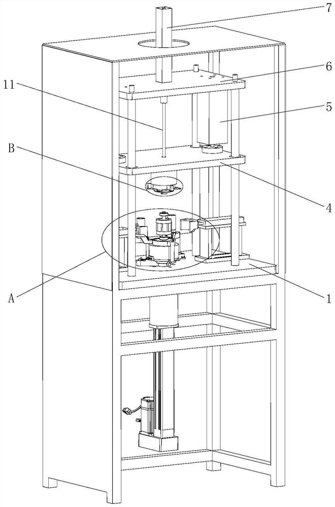 Motor assembling all-in-one machine