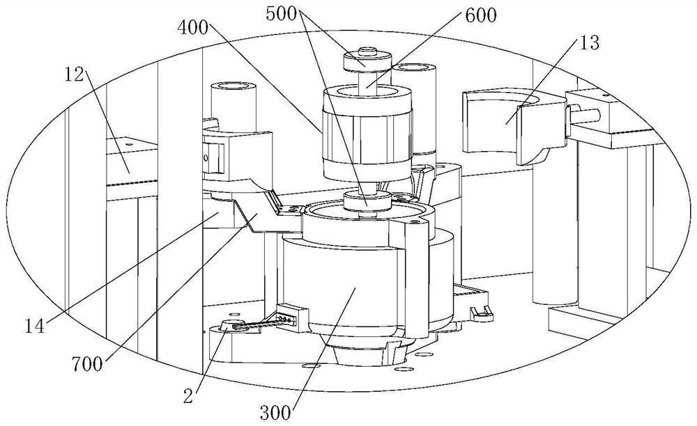 Motor assembling all-in-one machine