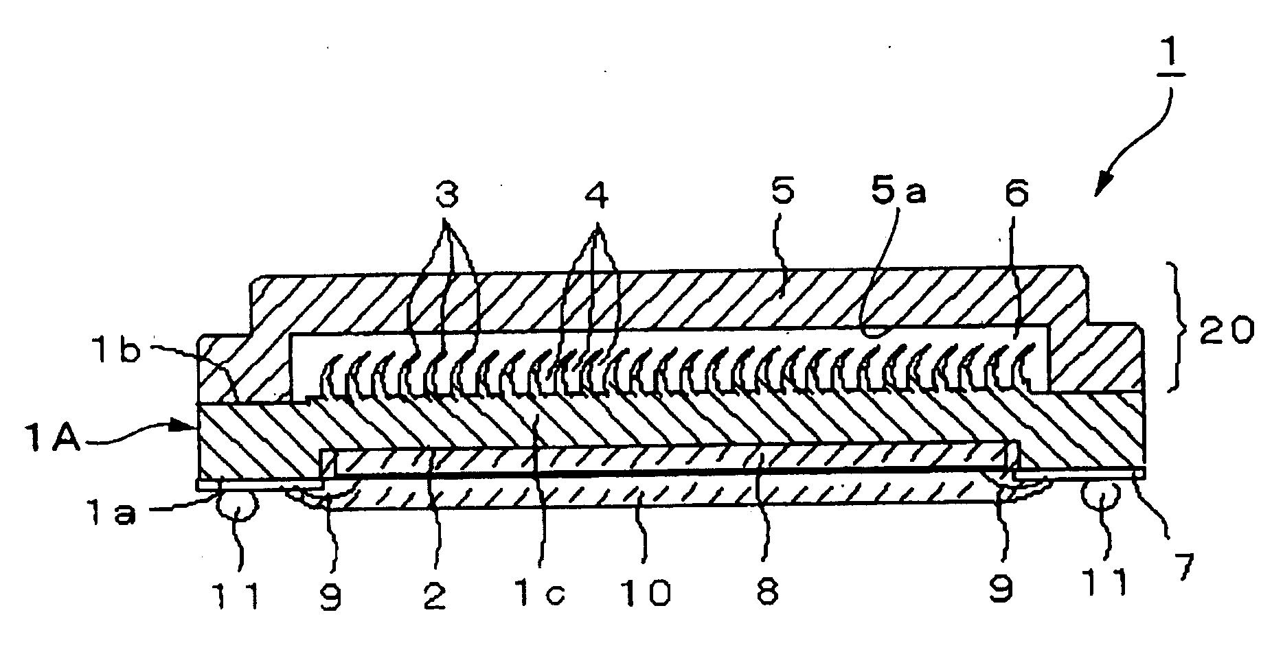 Component package having heat exchanger