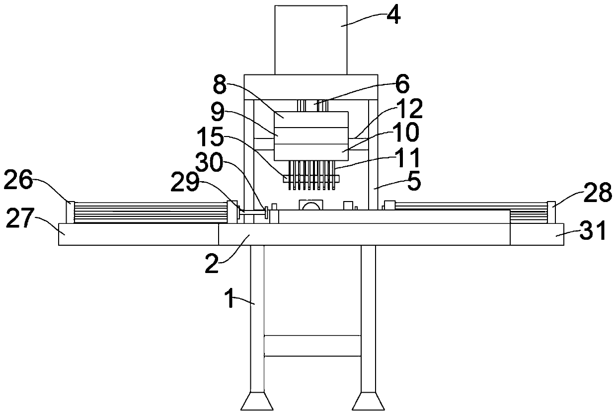 Detection device for mold with detonator shell