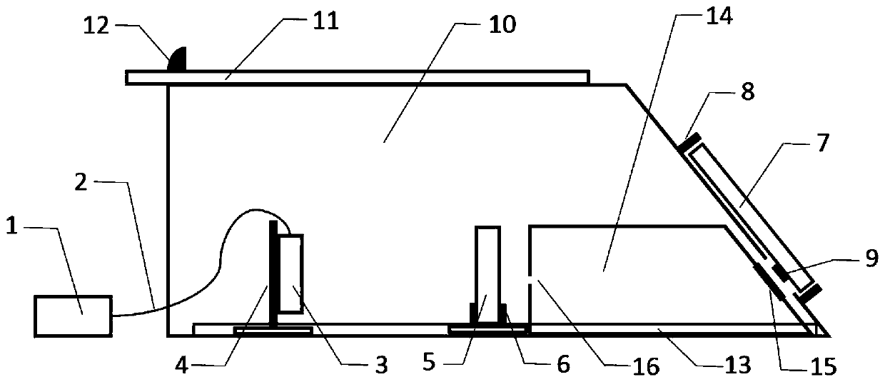 Portable spectrum detecting device and method based on laser disc