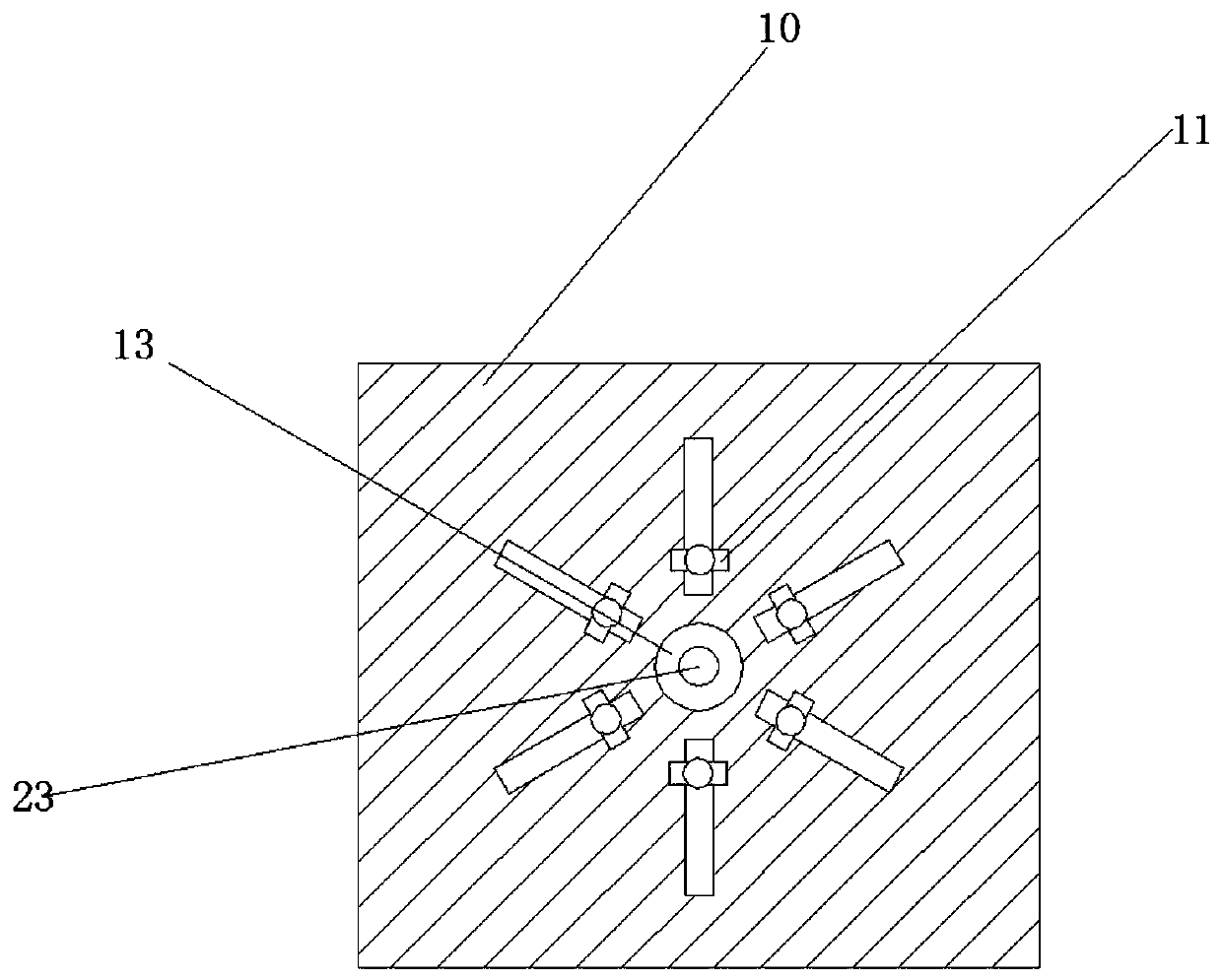 A seismic isolation structure for a building