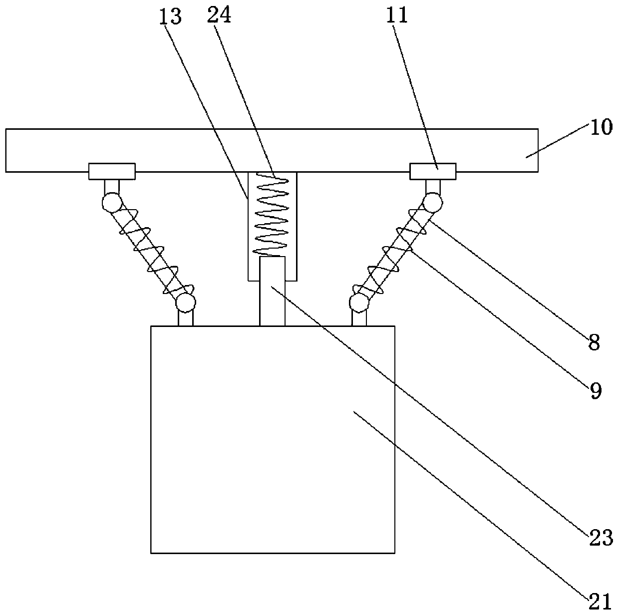 A seismic isolation structure for a building