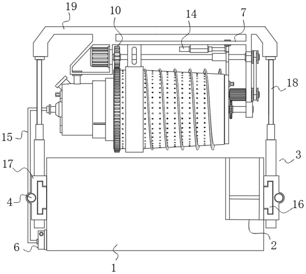 Roll immersion equipment for rotor machining and machining method thereof