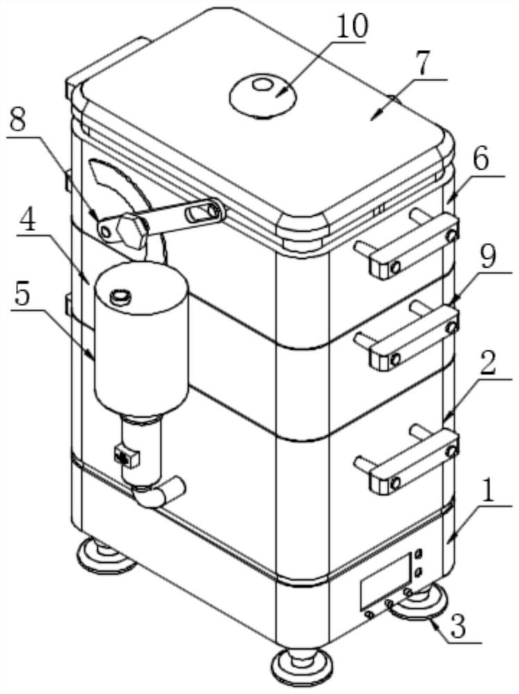 Electronic cooking machine capable of steaming and cooking