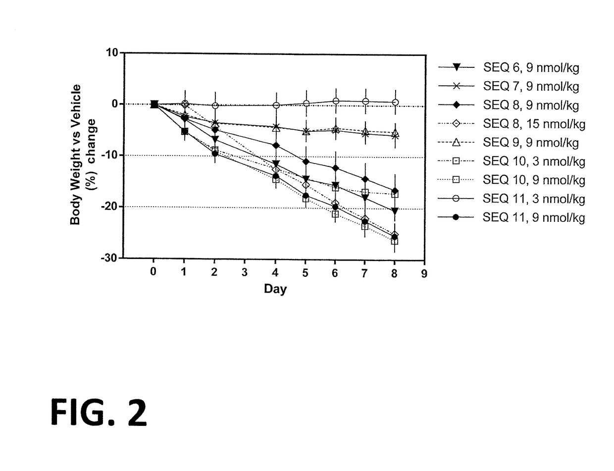 Co-agonists of the glucagon and glp-1 receptors