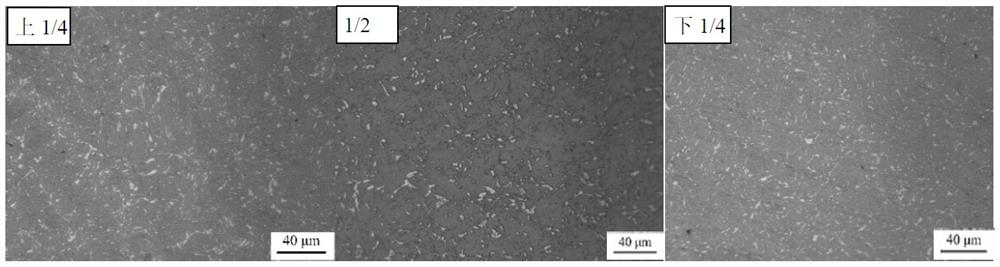 Rolling process for refining M-A components in low-carbon bainite steel