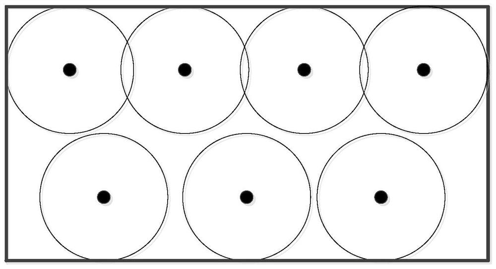 Method for planning target aiming point opposite to multiple similar explosion-killing bullets