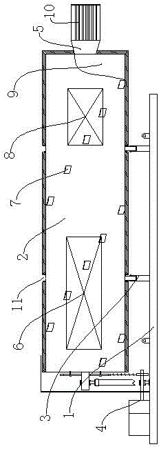 Environment-friendly drum stirring type composting equipment