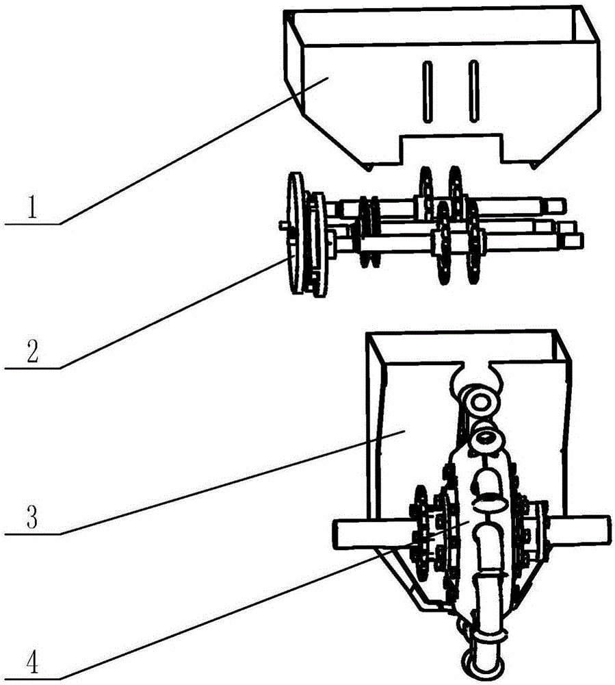 Pneumatic type and cup-scoop type precision seed-metering device suitable for potatoes