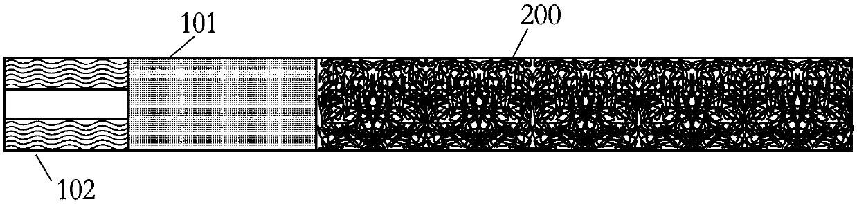 Cigarette filter stick and production method thereof