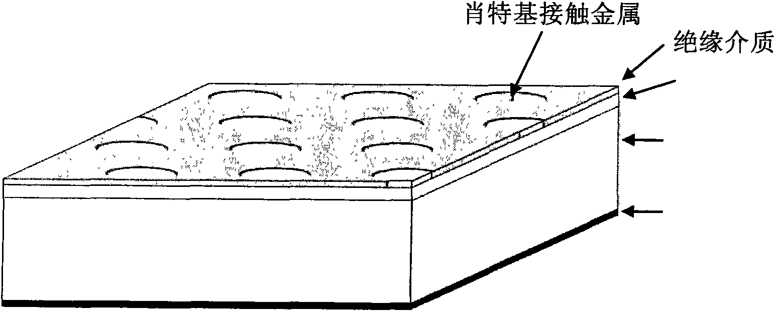 GaAs Schottky variable capacitance diode and manufacture method thereof