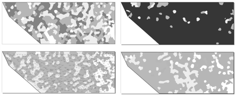 Method for characterizing planar energy differences of leading-edge single sand layer