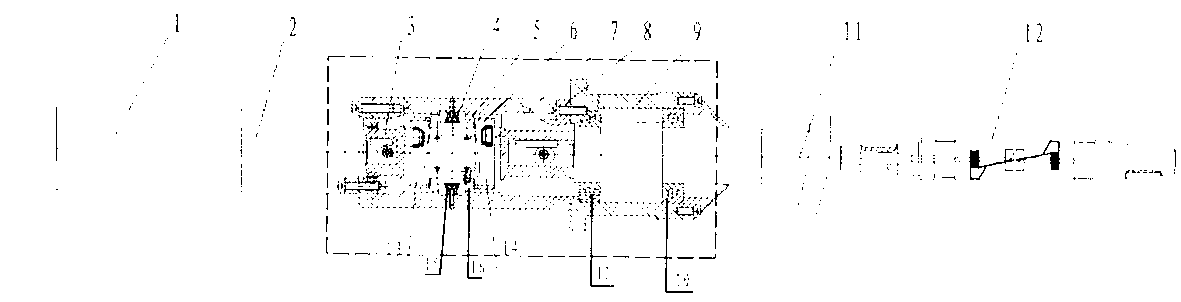 Measuring device for wind tunnel large-amplitude roll oscillation experiment