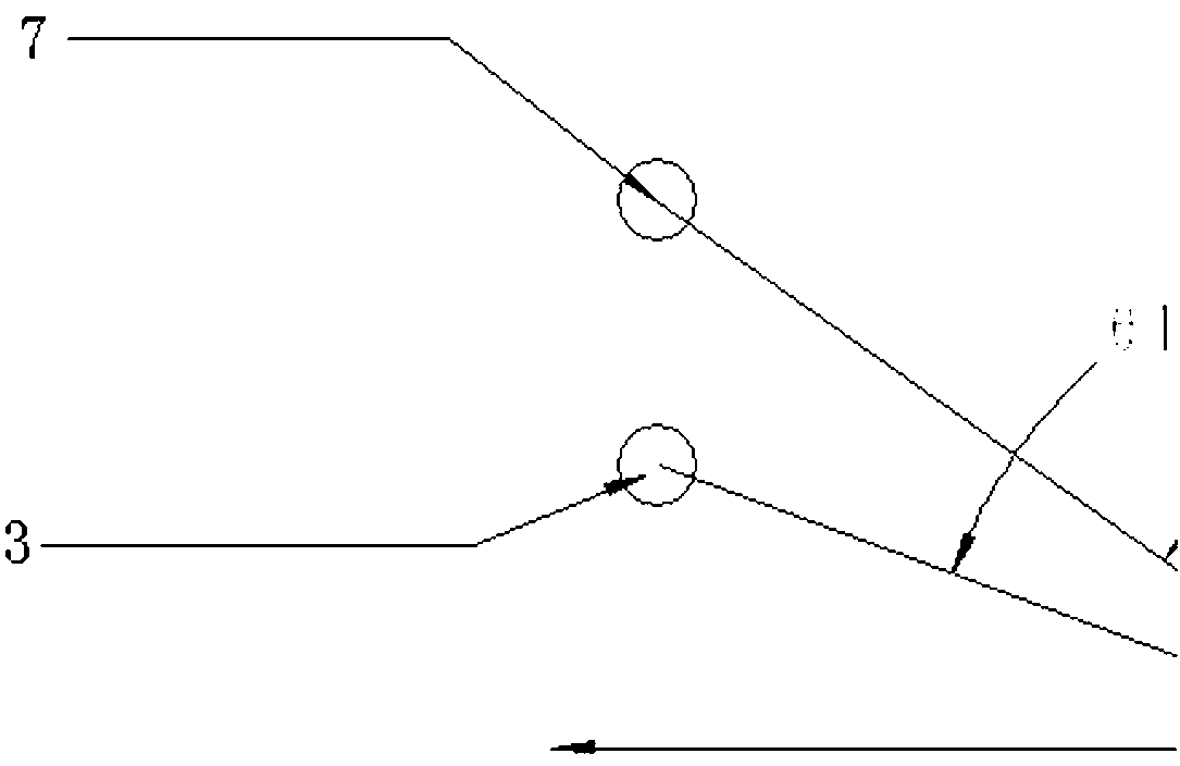 Measuring device for wind tunnel large-amplitude roll oscillation experiment