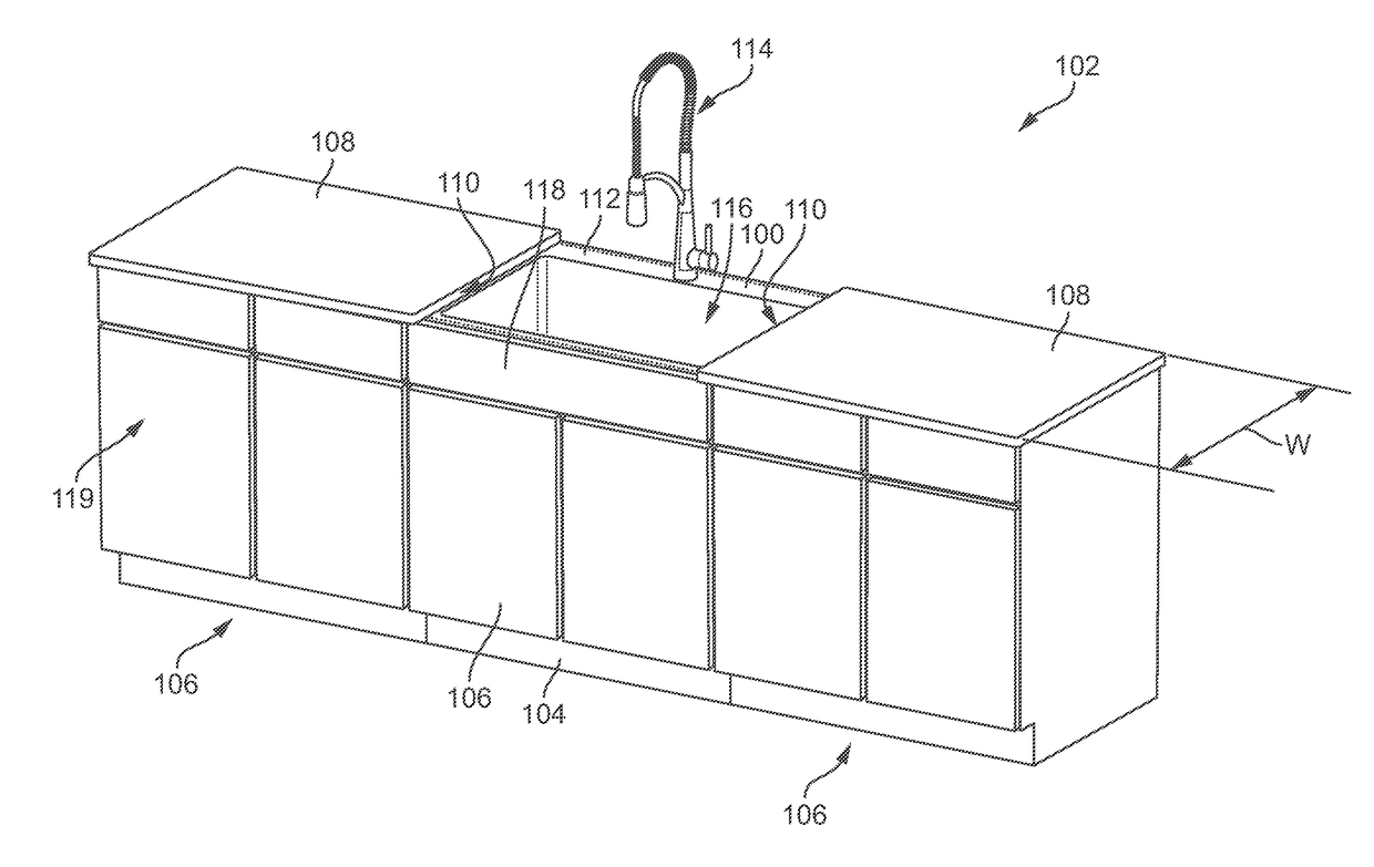 Apron-front sink