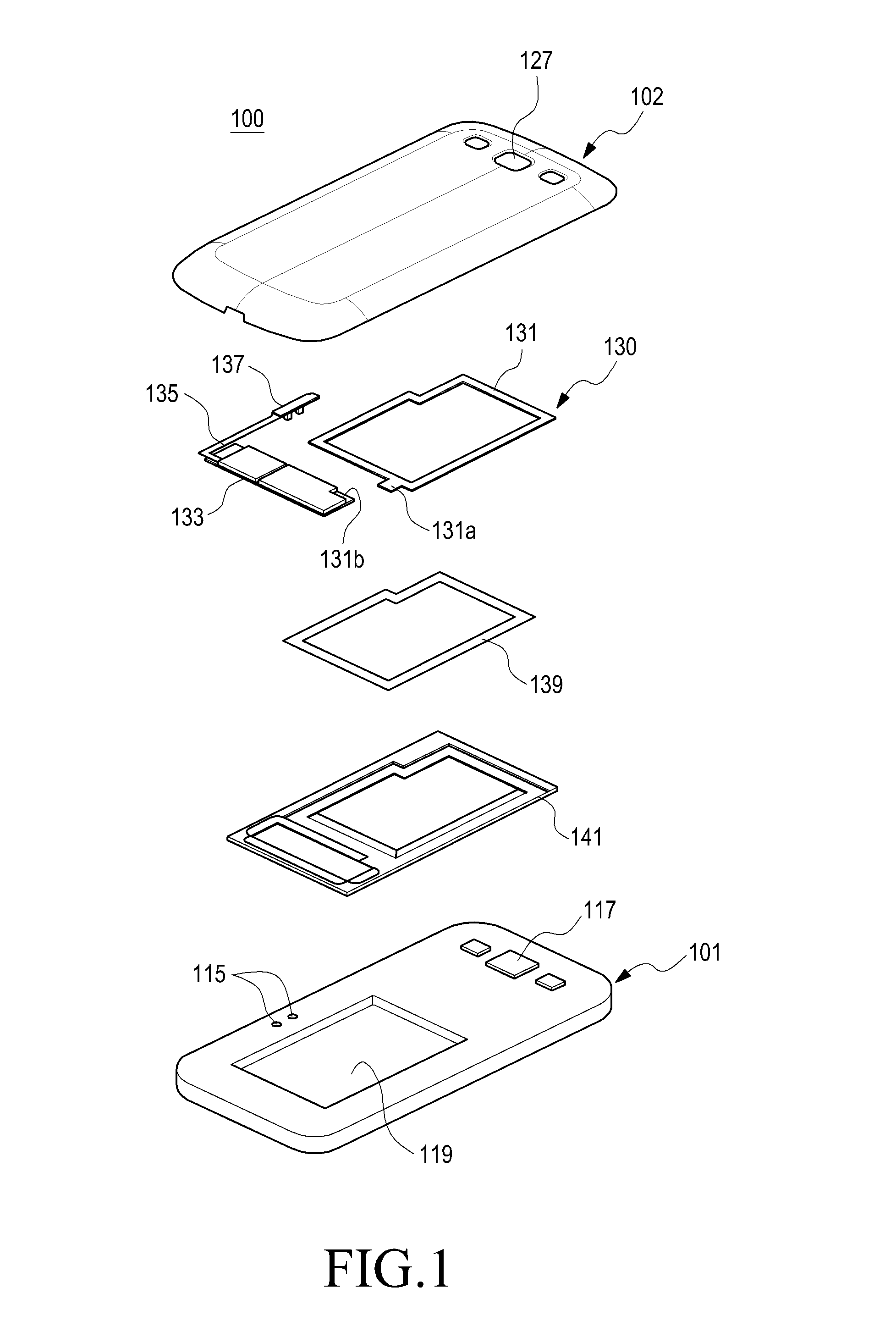 Portable terminal having a wireless charging module