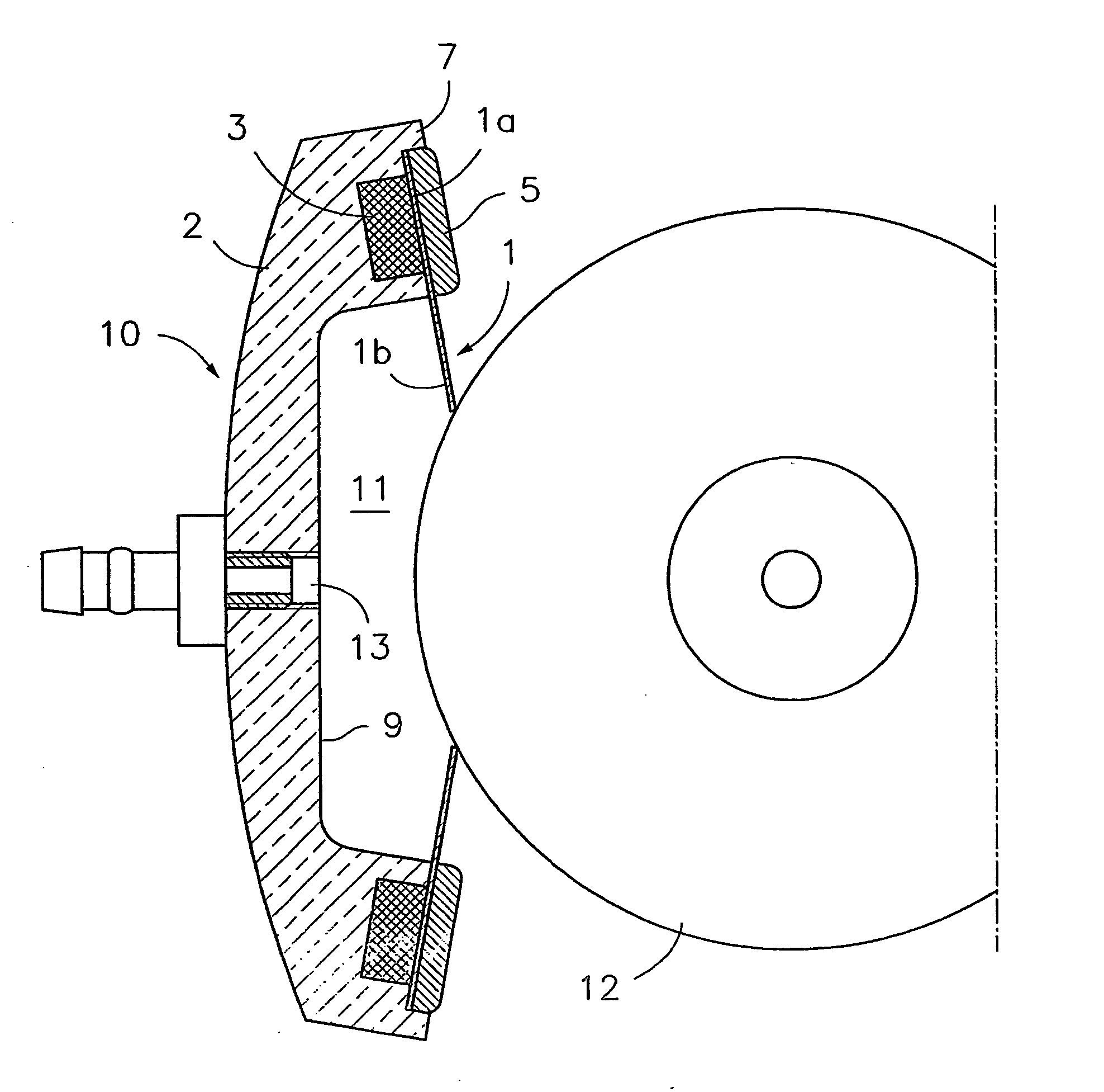 Device for fixing scraper strips to a printing roller scraper