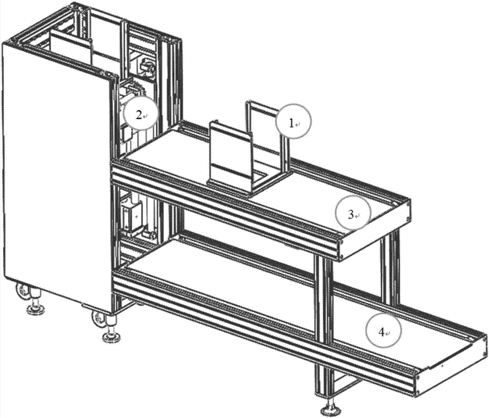 Continuous feeding device for specifications and cards