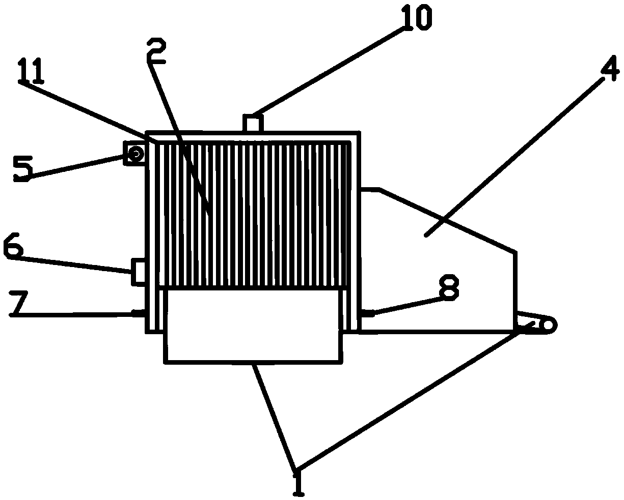 Sorting security inspection device with pushing angle adjustable