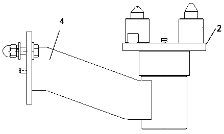 Lifting tool fulcrum rotary switching positioning mechanism