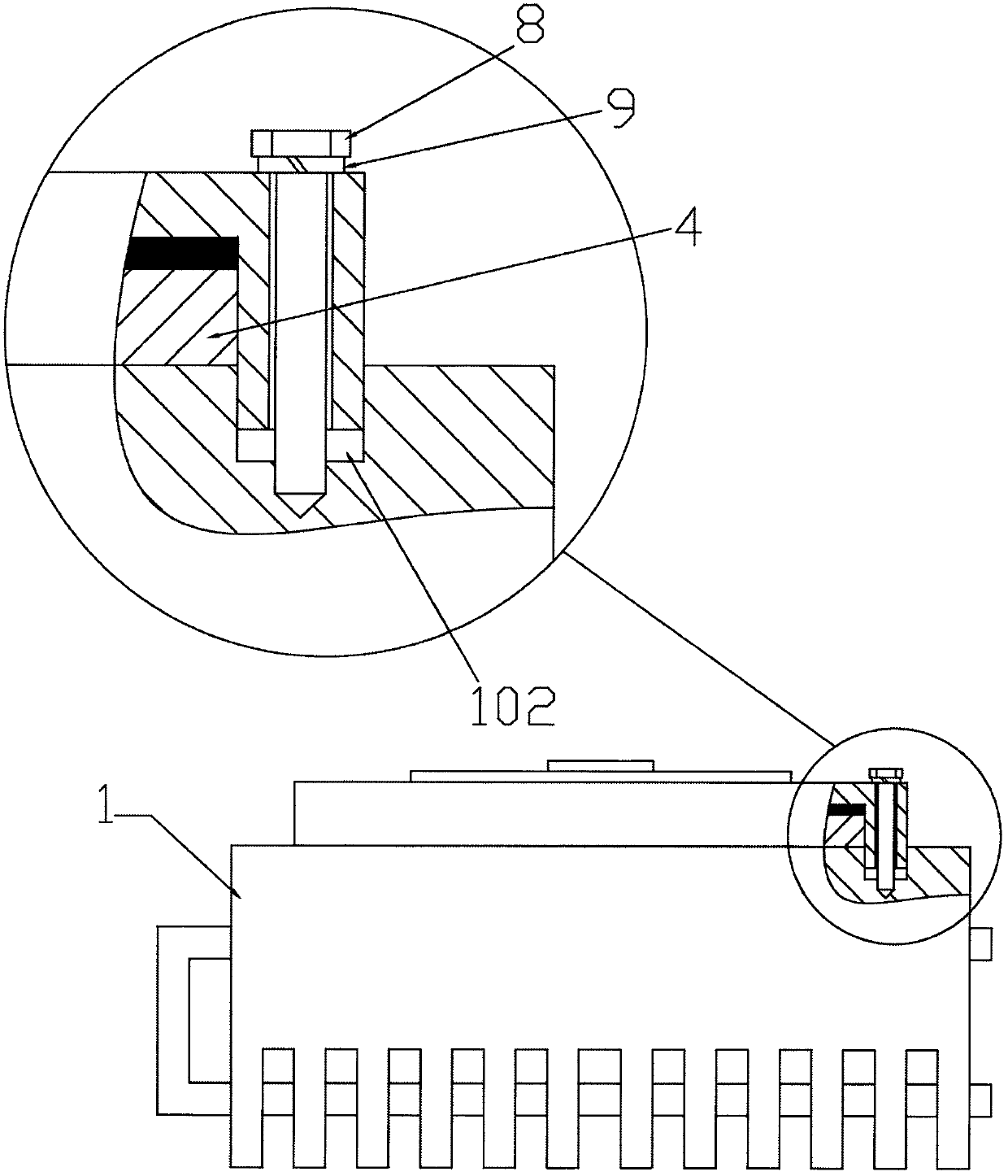 A high-power LED energy-saving lighting device