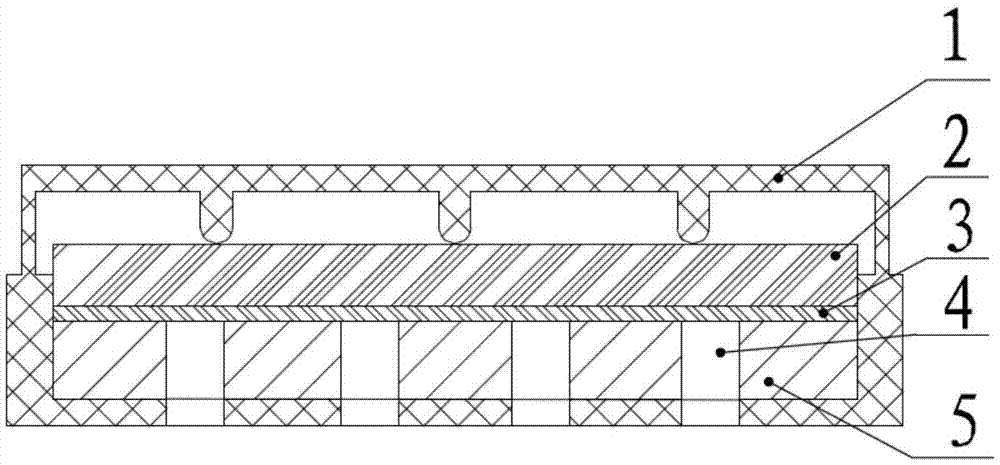 LTCC substrate component and eutectic sintering process method thereof