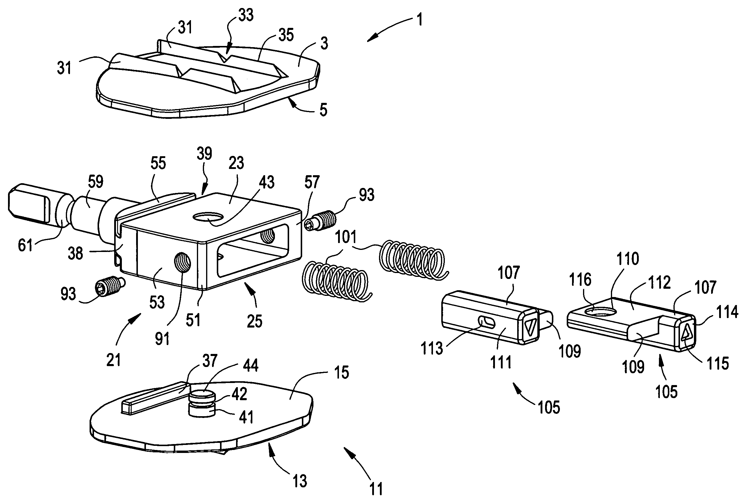 Modular static intervertebral trial