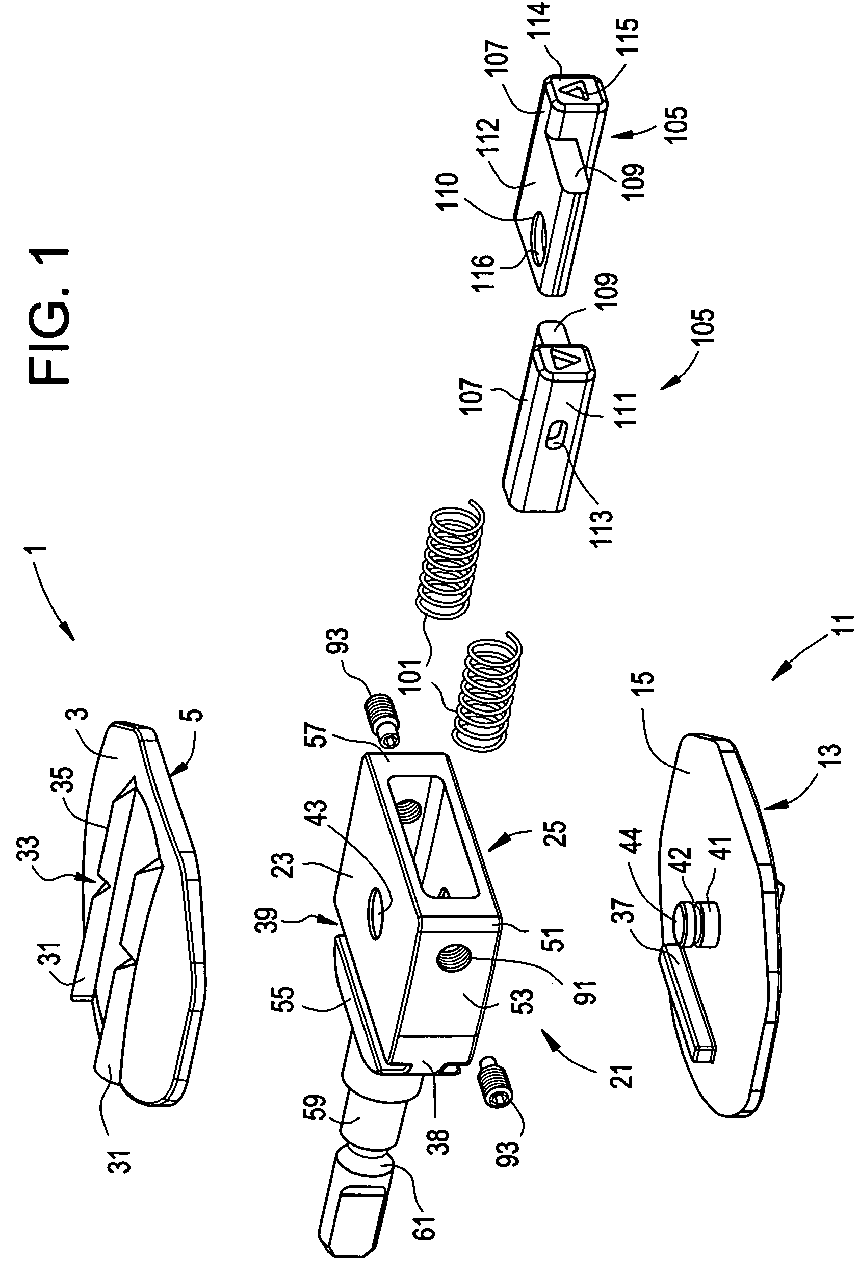 Modular static intervertebral trial