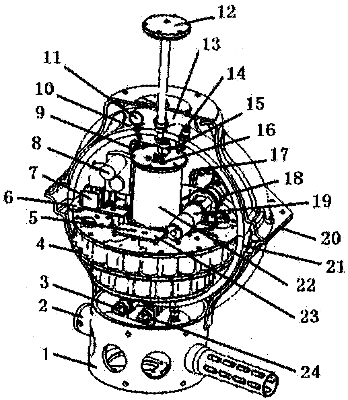 Deep-sea automatic continuous sectional intelligent buoyage system