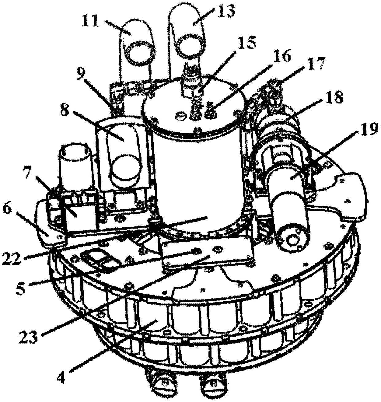 Deep-sea automatic continuous sectional intelligent buoyage system