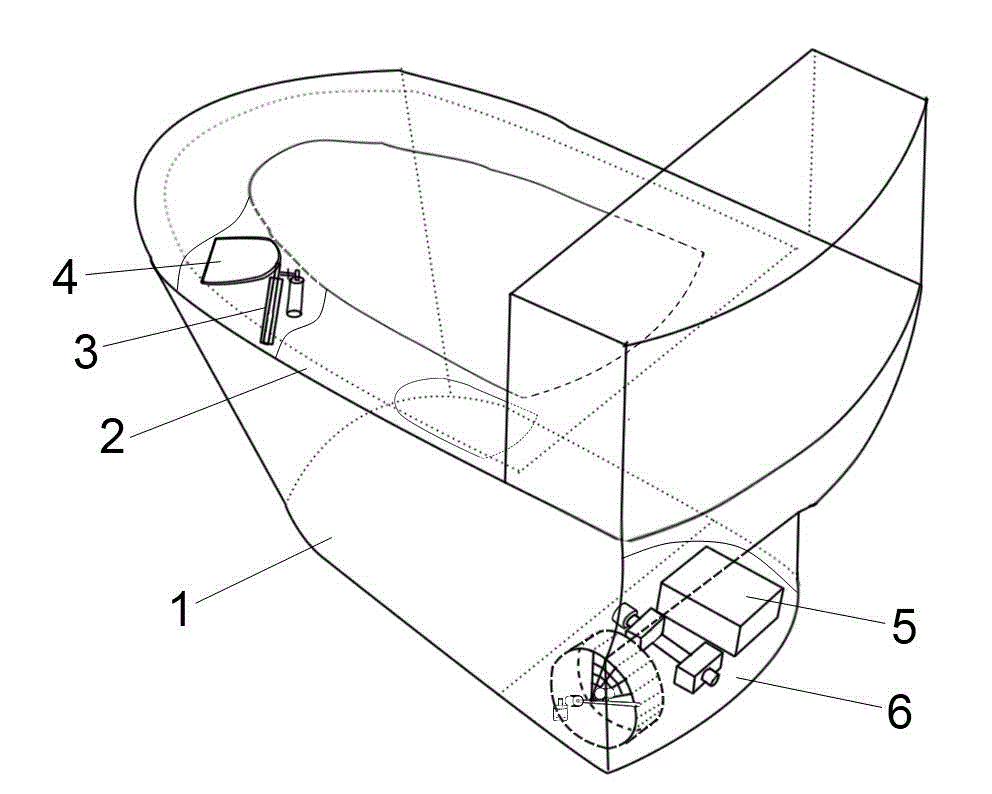 Toilet with automatic urine storage and dry chemistry urinalysis functions