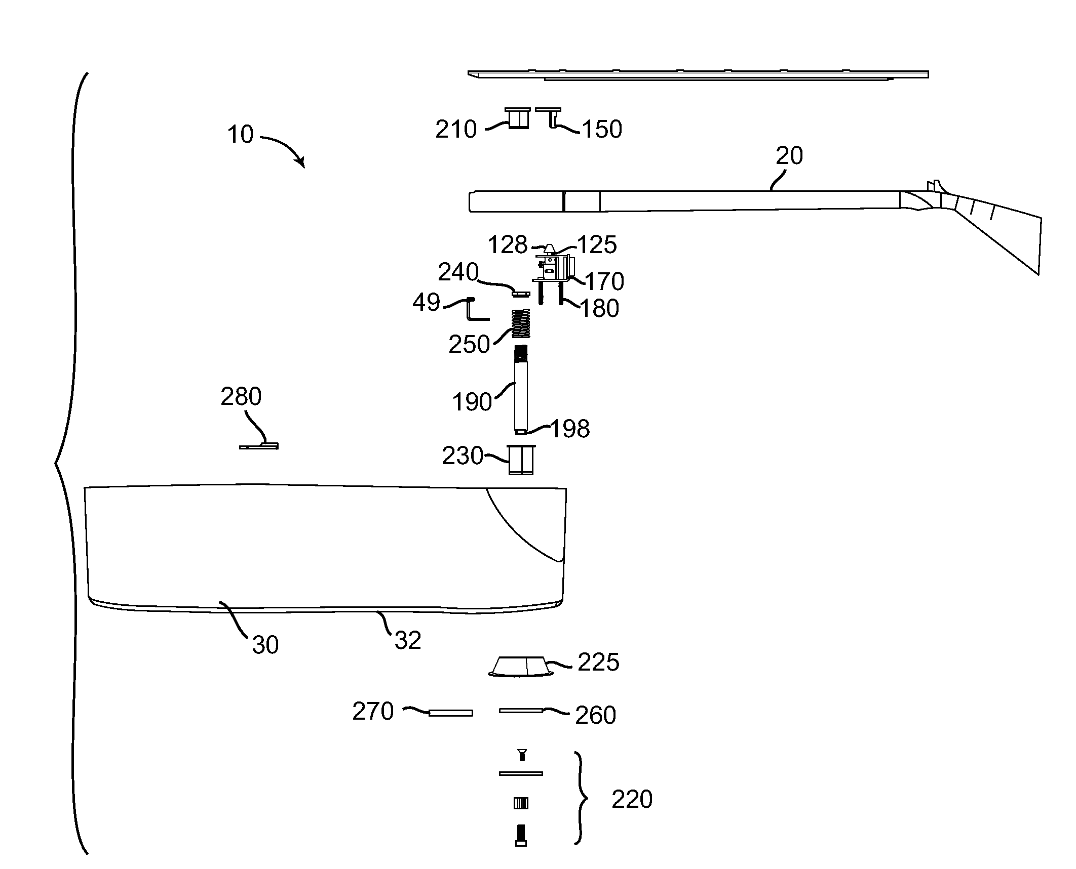 Guitar neck and body attachment mechanism